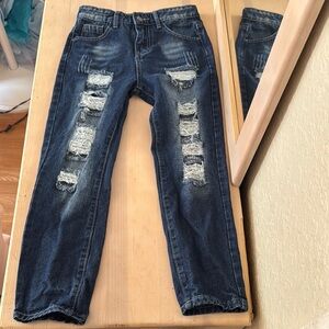 Distressed Blue Jeans for Men (used once)